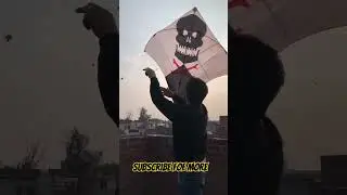Ghost Kite Flying 🔥 #shorts #youtubeshorts #patang #kite #viral #sahilcarbo
