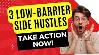 Low-Barrier Side Hustles | Make Money Online 2024 | Unemployed |I got laid off |Coping With Job Loss