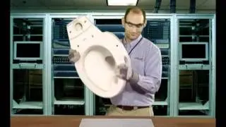Computer smashed with a Toilet! Green Screen Video Production  by Video Data Services, Union, NJ