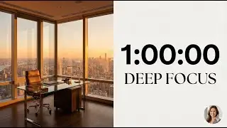 1 Hour Deep Focus Session | Productivity Timer with Lofi Beats