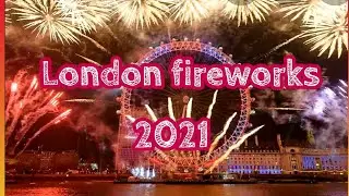 #NewYearsEve #fireworks2021|London fireworks 2021