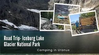 *FLOATING ON ICEBERG LAKE* Glacier National Park