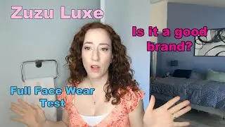 Is Zuzu Luxe Makeup Worth It? Full Face of Zuzu Luxe 👀 Wear Test! Clean Makeup Review