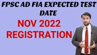 AD FIA EXPECTED EXAM DATE || NOVEMBER 2022 FPSC
