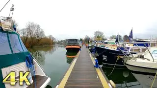 Surrey Walk - 4K Penton Hook Marina Tour 🛥