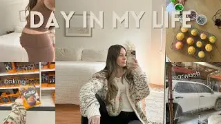 DAY IN MY LIFE AS A PREGNANT MOM | car clean out, errands, mom things