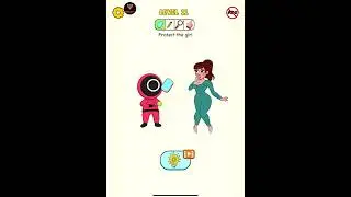 Delete Puzzle Erase Her: Protect The Girl Gameplay #sssbgames
