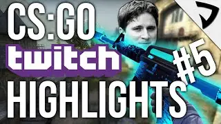 BEST OF TWITCH CS:GO HIGHLIGHTS! (Funny Moments & Clutches) #5