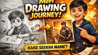 Maine Drawing Kaise Seekhi? | My Art Journey#viralvideo #drawing #journey 