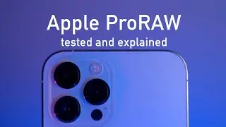 Apple ProRAW &ndash; it's AMAZING but maybe you don't need it