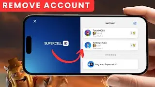 How to Remove Supercell id Account from Clash of Clans? 