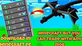 How to download mob trading mod in Minecraft pe | HINDI |