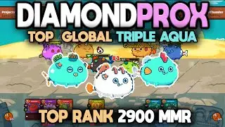 Top rank Diamondprox Triple aqua build - Axie infinity