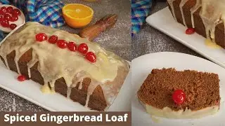 Spiced Gingerbread Loaf | Bakemas 2021 - Day 16 | Christmas Baking | Bake with Deepali