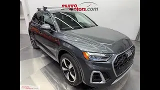 2025 Audi Q5 Progressive S-Line Quattro 2.0L Turbo 268hp Auto in Grey Metallic on Black only 4200kms