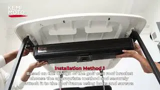 How to Install KEMIMOTO Midnight 90 Roof Soundbar on Golf Cart