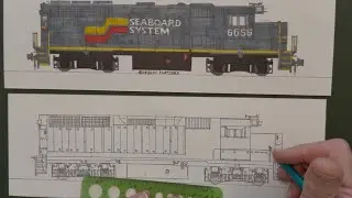 Есть карандаш? Нарисуй поезд! Seaboard System GP40 6656 Энди Флетчер Эпизод 43 Часть 3