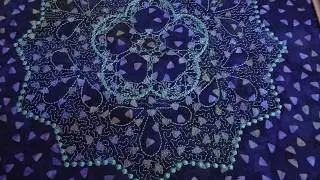Table Runner Embroidery Project Part 1