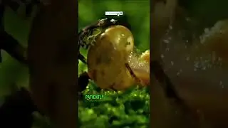 Светящийся хищник: личинка светлячка 🐛🐌 #firefly #larva #predator