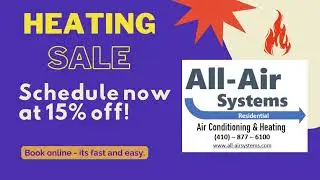 Heating Services Sale. Fall/Winter 2023-2024. Easy Booking!