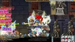 Maplestory CWK PQ GMS Khaini Video Part 4 Boss Fight #2 Crimsonwood Keep