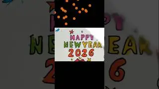 New Year Craft 2026🎊#vira #craft #youtubeshorts #tranding #tutorial #kids #2025-2026craft #newyear