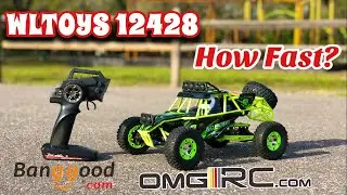 WLtoys 12428 1/12th scale 4x4 -Li-ion vs Lipo Speed Test - RC - OMGRC