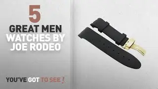 Top 10 Joe Rodeo Men Watches [ Winter 2018 ]: Joe Rodeo Men's Watch Band Strap Fit All Master Model