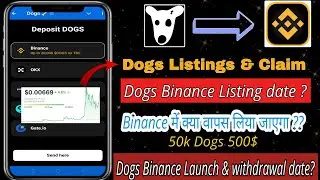 How to change wallet in Dog full explain |Dogs Airdrop| Dogs Listing binance| #dogsairdropclaim