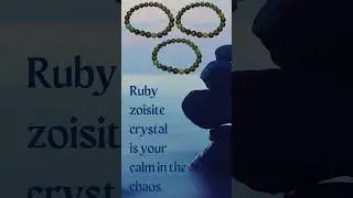 Ruby zoisite crystal is your calm in chaos #calm #crystal #crystalenergy #crystals