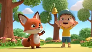 The Curious Baby Fox Followed the Jingle Bell | Fun Kids Song | Nursery Rhymes