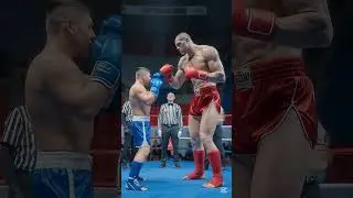 Defeated the giant🫣 #shorts #boxing #ufc #giant #america #newyork #london #germany #berlin #italy