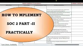 SOC 2 Implementation Part II - Practical-Availability Criteria | How to Implement SOC2 |Rajbir Singh