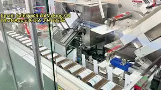 RQ-ZH-130W carton package machine with Nordson cartoning sealing machine