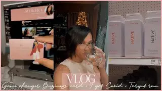VLOG ♡ Started the New Year with COVID🦠| My Business NFC Mobilo Card | No-List Target shopping