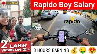 Part time income with RAPIDO | Bike Taxi ஓட்டும் YOUTUBER | Live Experience