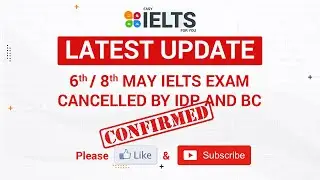 Exam Cancelled | 8th May IELTS Exam Cancelled | Latest Update | Golden Chance for IELTS Candidates