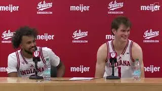 Tayton Conerway, Reed Bailey discuss IU basketball's 101-70 win Wednesday against Milwaukee.