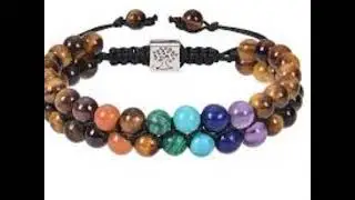 Tiger Eye with Chakra Stones