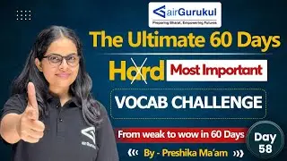 SSC Vocabulary Day 58 | 60-Day English Challenge | Score High in CGL, CHSL & MTS | #airGurukul