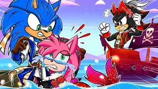 Poor Mermaid Princess Life: Sonic! Please Rescue Amy Mermaid | Sonic Animation
