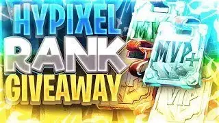HYPIXEL MVP RANK GIVEAWAY WINNER