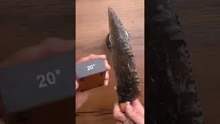 Принимаем вызов заточки обсидианового ножа с помощью точилки Tumbler Rolling Sharpener