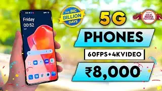 Top 4 Best 5G Smartphone Under 8000 in 2025 | Best Phone Under 8000