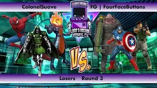 Flynn's Arcade 080 Losers Round 3 - ColonelSuave (Dormmamu) FG | FourFaceButtons (Captain America)