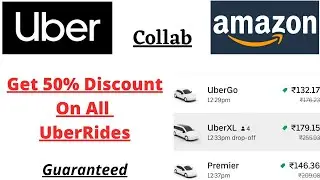 UBER - Get 50% Discount on all rides | Cab/auto/bike | 2022 Offer