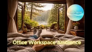 Morning Woods Cabin Ambience 🌲 | Real Nature & Forest Sounds | AmbiVerse-PK