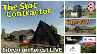 Silverrun Forest LIVE / The Slot Contractor / Ep 8 / FS25 / PS5 / RustyMoney