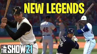 NEW LEGEND GAMEPLAY in MLB The Show 21 (Hank Aaron, Pedro Martinez, and more)