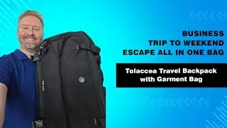 ЛУЧШИЙ комплект из рюкзака и чехла для одежды? Обзор Tolaccea U05!
